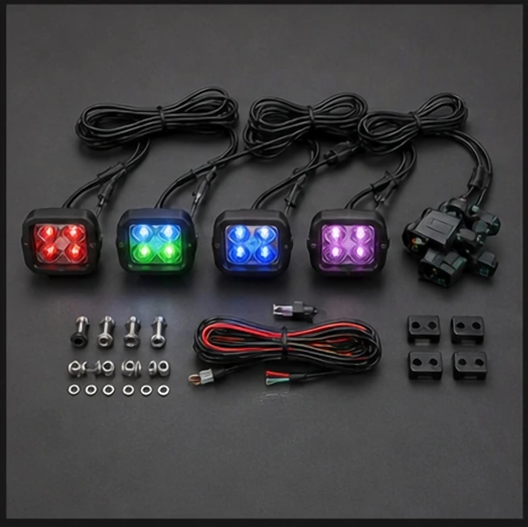 RGB Multicolor LED Glow Wheel-Well Lights product reference