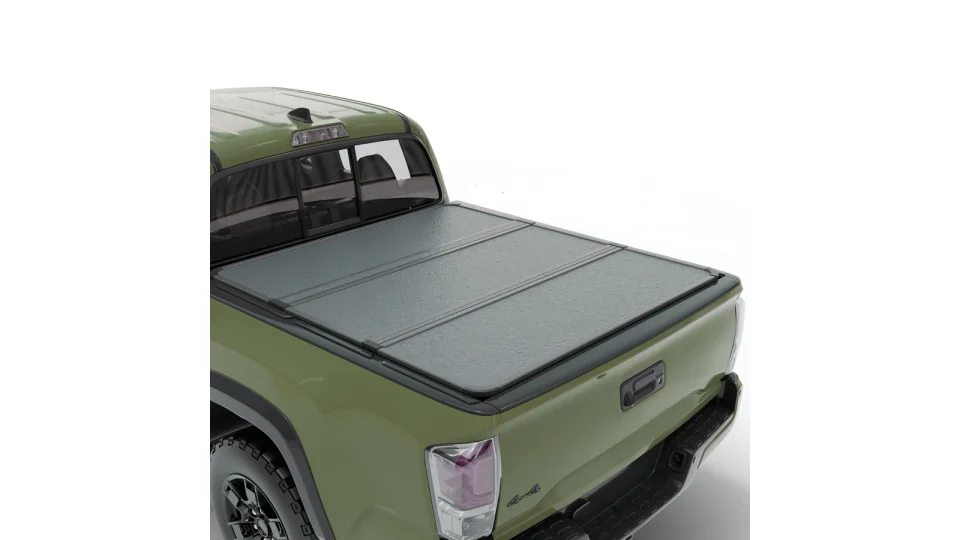 Hard-Folding Tonneau Cover for 2005-2015 Toyota Tacoma 6 ft Bed