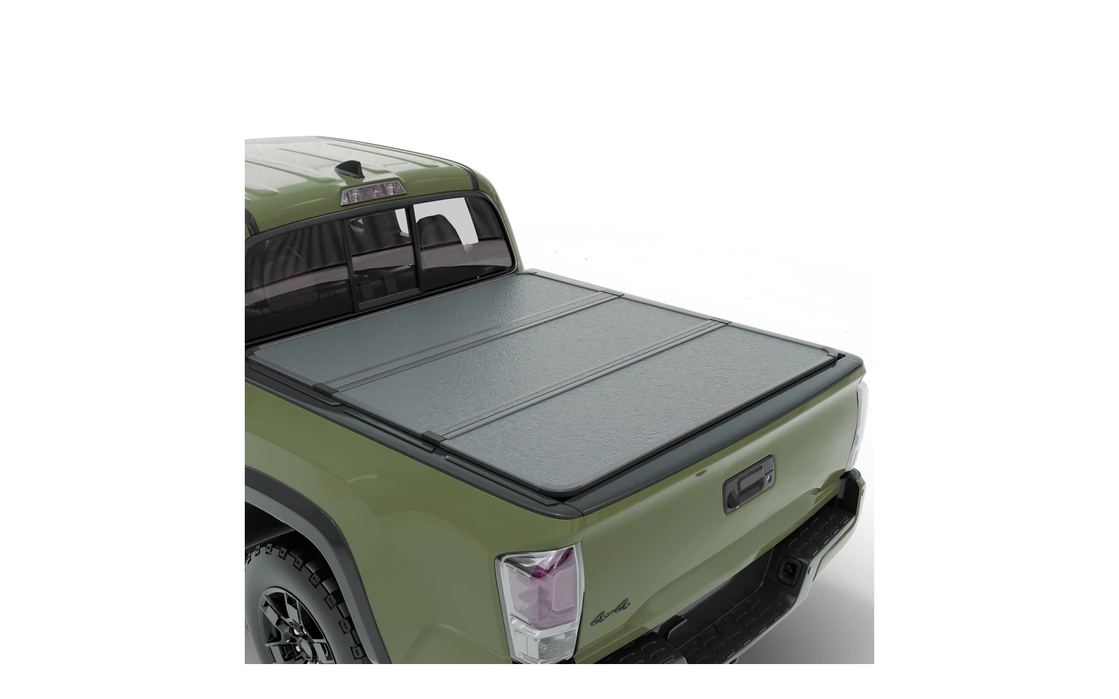 Hard-Folding Tonneau Cover for 2005-2015 Toyota Tacoma 6 ft Bed