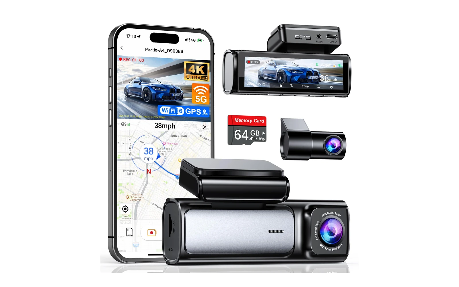 Modern Front and Rear Dash Cam: 4K, GPS and Parking Mode Review