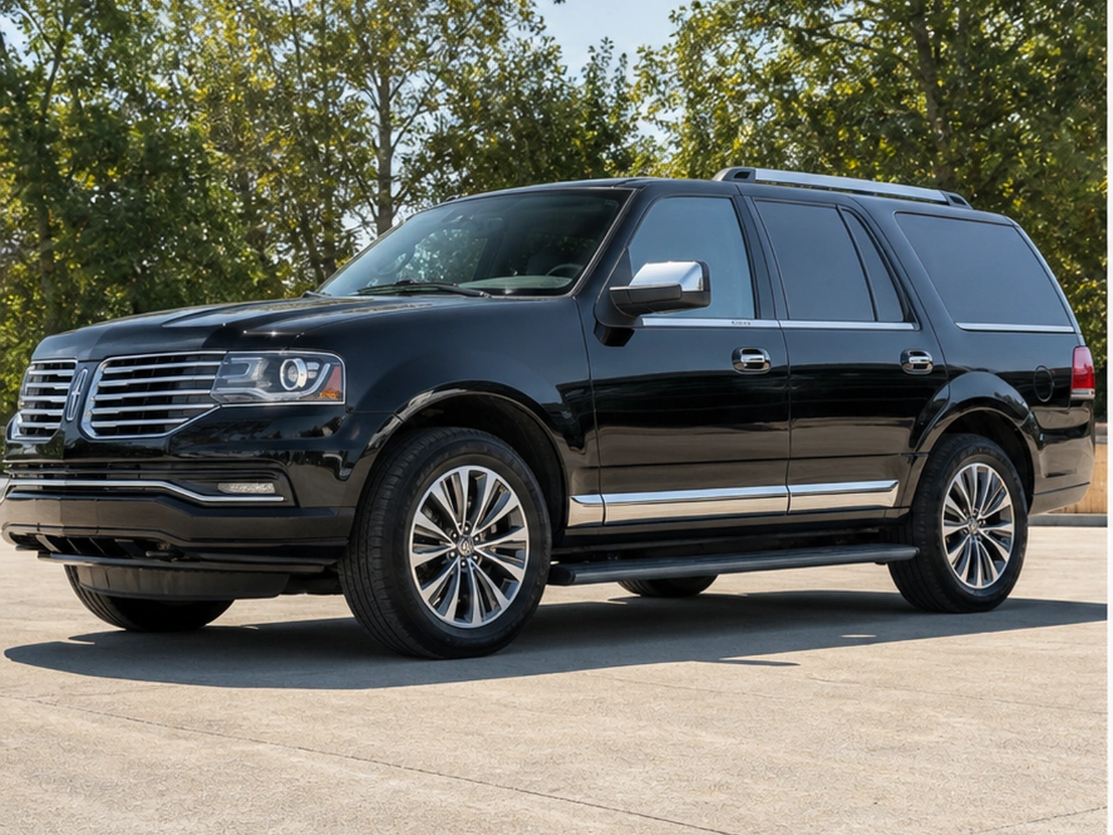 QAA TH55655 Rocker Panel Trim for 2015-2017 Lincoln Navigator: installed-use view