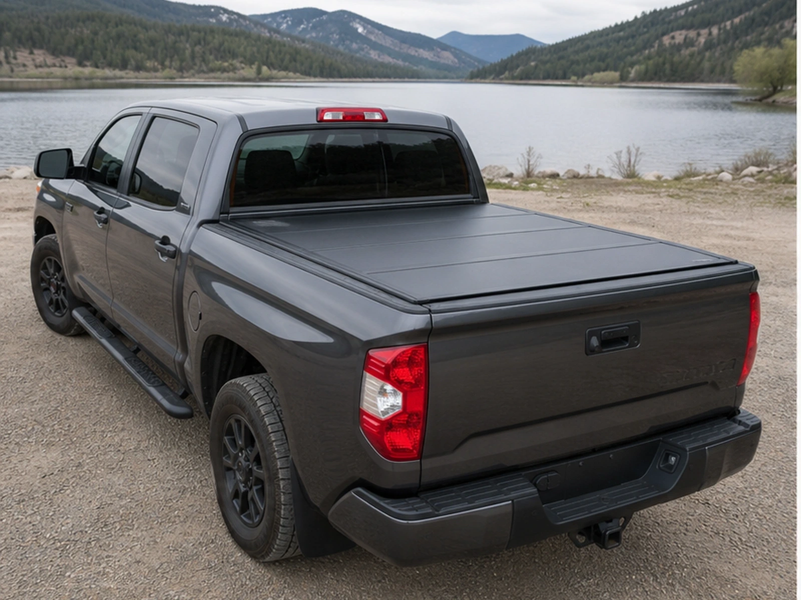 Bak Industries Bakflip tonneau cover for 2007 – 2017 Toyota Tundra 5-1/2 Foot Bed: installed-use view