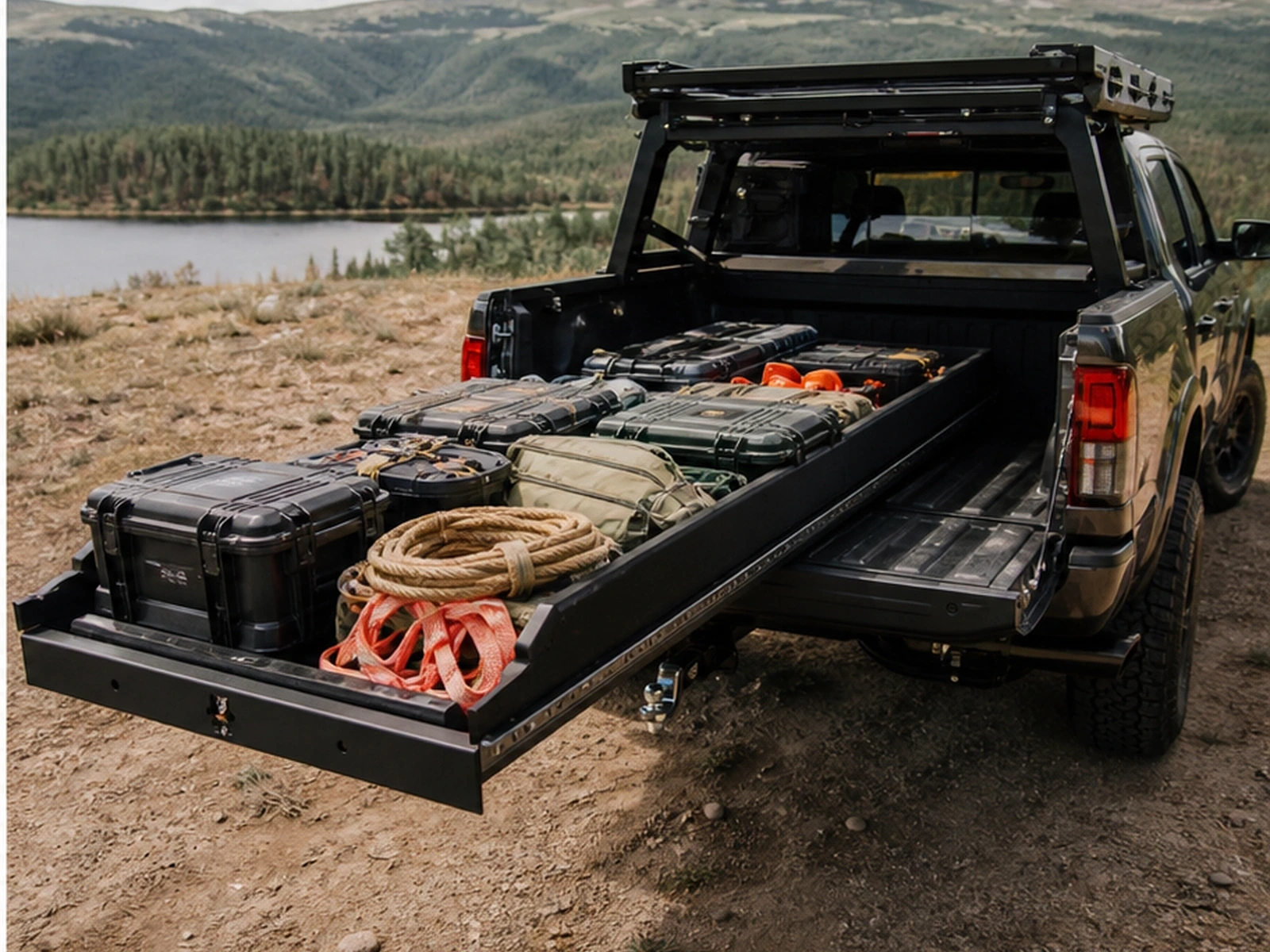 CargoGlide CG1200 Sliding Truck-Bed Tray Review: fitment and setup detail