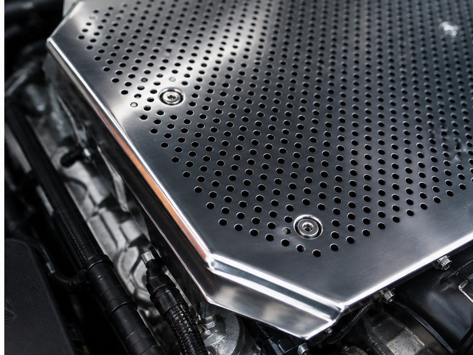 Perforated Plenum Cover for 2015 Challenger SRT 392 6.4L: fitment and setup detail