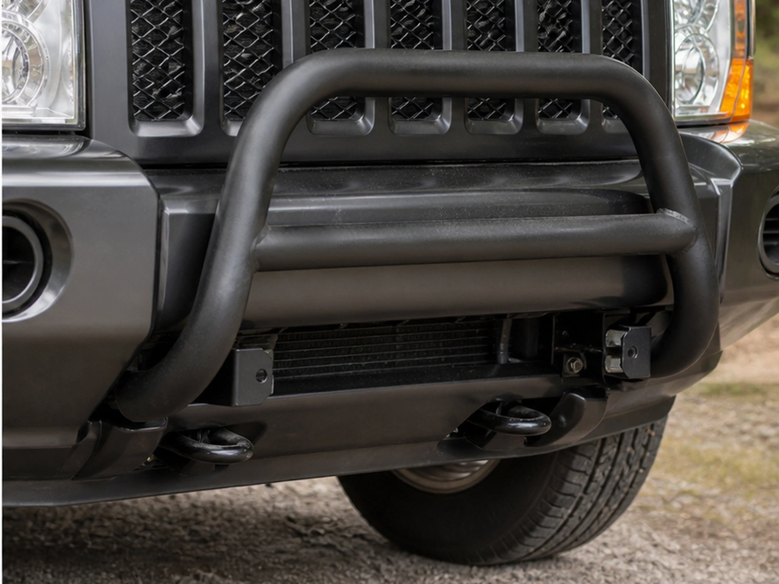Bull Bar Fitment Guide for the 2008-2012 Jeep Liberty KK: fitment and setup detail