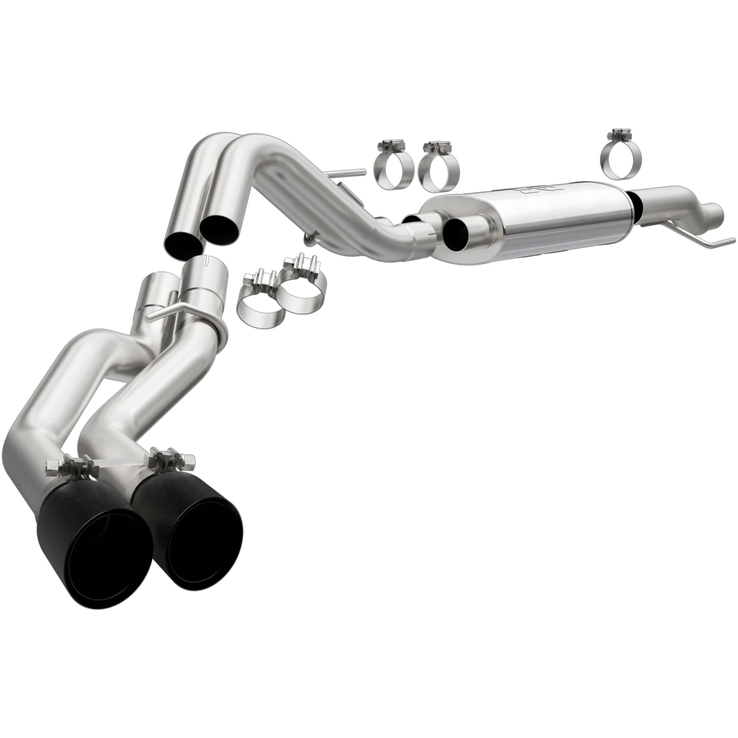 MagnaFlow 19506 Cat-Back Exhaust for 2015-2020 F-150 5.0L: installed-use view